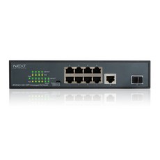 넥스트 8포트+1SFP POE 스위칭허브 NEXT-POE308SFP-TP