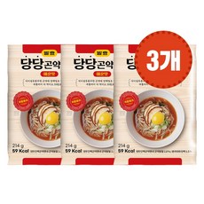 당당 곤약 라면 다이어트 야식 간식 면 매운맛 59칼로리_3봉, 214g, 3개