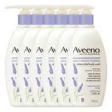 아비노 스트레스 릴리프 바디워시 532ml X 6개, 단일상품