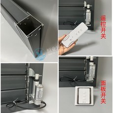 환기 루버 환풍구 루버창 셔터 보일러실 베란다 덕트 개폐형 환기구, 1개