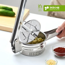 굿즈팡팡 두부 만두 시금치 야채 짤순이, 1개, 실버