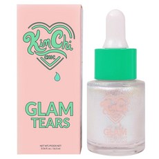 김치시크뷰티 글램 티어스 리퀴드 하이라이터 0.56 fl oz, 실크 0.56 Fl Oz (1팩)