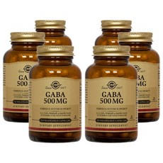 솔가 [6개 SET] 가바 500mg 50정 (베지캡슐) Solgar GABA 50Vcaps, 1개