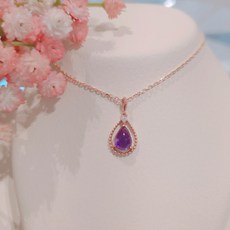 골든듀물방울목걸이