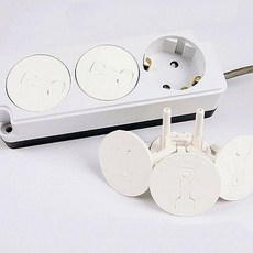 쿵샵쿵SHOP 5개묶음 금강안전 220V 안전커버 6개 1SET 콘센트안전커버 안전망