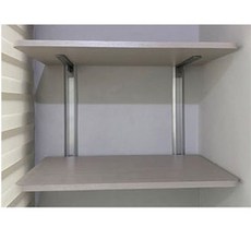 시스템 벽선반2단 기둥높이60cm