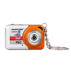 Andoer X6 휴대용 미니 고화질 디지털 카메라 DV, 주황색