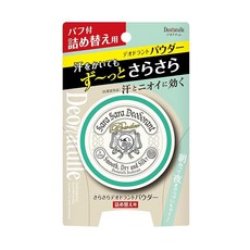 [일본 데오드란트] 의약외품데오나츄레 보송보송 데오도란트 파우더 리필용 바디용 직누리 제한파우더 15그램 (x1) 제라늄향, 1개, 15g