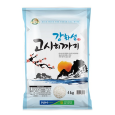 농협 강화섬쌀 고시히카리 백미, 상등급, 4kg, 1개