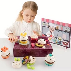 장난감 주방 놀이 소꿉 소품 역할 아기 어린이집 123 과일 케이크 만들기