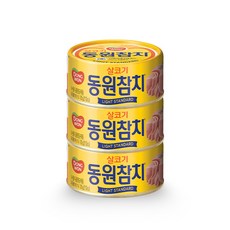 동원참치 살코기 라이트스탠다드 100g x 3캔, 3개