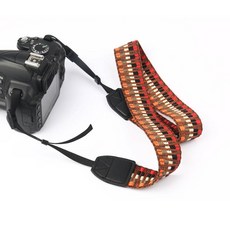 캐논 니콘 Pentax 새로운 도착을위한 민족 사진 카메라 스트랩 코튼 야드 목 어깨 핸드 스트랩|카메라 끈|, 단일, 1개, as show