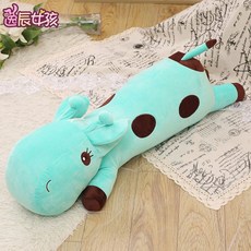 폭신폭신 안고자는베개 오리 애착 귀여운 거위 토끼 롱쿠션, 40센티, 민트그린