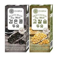 건국 검은콩 고칼슘 두유 48개 72개 96개, 검은콩 24개입 x 2개, 190ml