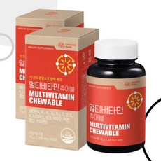 대상웰라이프 멀티비타민 츄어블 72 g(1200 mg x 60정) 2박스, 60정, 2개