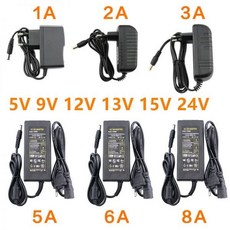 범용 전원 공급 장치 변압기 AC 전원 어댑터 LED 드라이버 12V 5V 6V 9V 10V 15V 24V 1A 2A 3A 5A 6A 8A 12V 220V, 1개