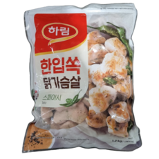 [코스트코] 하림 자연실록 스파이시 닭가슴살 1.2KG 아이스박스(아이스팩포함), 1개