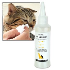 [알티피아] 애견 눈물 자국 지우개 120ml 1P 고양이 얼굴 얼룩, 1개
