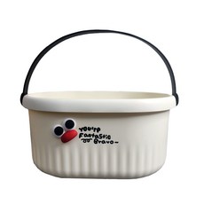 뷰레이터닷컴 판타스틱 물빠지는 목욕바구니 목욕탕 사우나가방 샤워바구니 스파백, 블랙