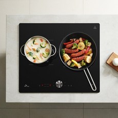 SK매직 [SK매직] 2구 인덕션 보더리스 Light IHRB23P0 택배 케이스 (8cm/15cm) (자가 설치), 01.8cm 케이스