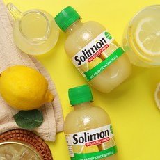 [1+1] 솔리몬 레몬즙 280ml 레몬수 하이볼