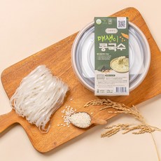 곡물공간 매생이콩국수 밀키트 4개입, 1개, 130g