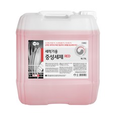 세제몰 업소용 식기세척기 중성세제 레드 18.75L, 1개