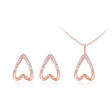 14k금목걸이귀걸이세트