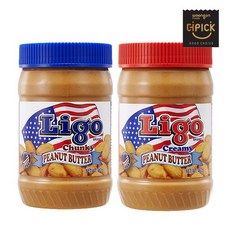 리고 땅콩버터 462g x2입/청크/크림, 02.땅콩버터 크림 2입, 상세설명 참조