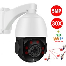 영어 매뉴얼 영어 책 무선 5MP Auto-Track 30X ZOOM 25fps 하이콘웨이 프로토콜 인간 식별 와이파이 PTZ Speed Dome IP 카메라 보안 소니 IMX33, 01 5MP 30X WIFI_03 AU 플러그