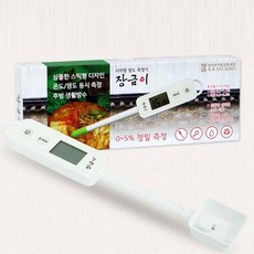 소금 나트륨 염분 농도계 - 장금이 디지털 염도측정기 ( SJ001 ), 1개