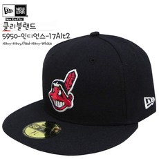 뉴에라 [슈즈네] 정품 MLB 야구모자 어센틱 클리블랜드 인디언스 얼트2 메이저리그 선수모자 스냅백