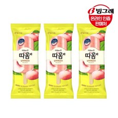 빙그레 따옴바 5종 딸기/패션프루트/복숭아/포도/파인애플 30개 /아이스크림