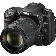 니콘 D7500 DX 포맷 디지털 SLR 본체, Black, w/ 18-140mm VR Lens, Base - 니콘d7500