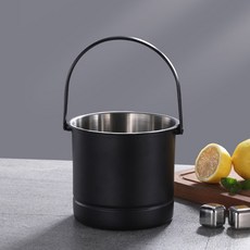 스테인레스 스틸 아이스 버킷 샴페인 와인 칠러 병 쿨러 맥주 배럴 바웨어, 1개