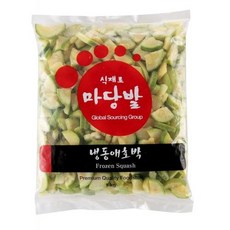 애호박 냉동 1/4커팅 1kg, 1개