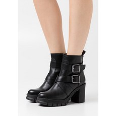 Buffalo MEIR - High heeled ankle boots - black BU311N08I 150불 이상 주문시 부가세 별도