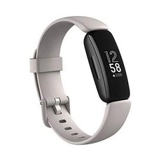 Fitbit Inspire 2 건강 및 피트니스 트래커 1년 무료 프리미엄 평가판 연중무휴 심박수 블랙/블랙 원 사이즈 S L 밴드 포함, 271316 루나 화이트