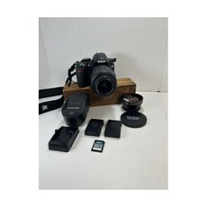 니콘 D3100 14MP 디지털 SLR 카메라 18-55mm 렌즈 셔터 카운트 7 500 - 니콘d3100