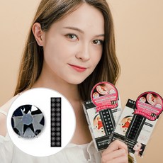 와사비네코 귀지압패치 쥬얼리 스톤 스와로브스키 귀침 이어테라피, 헤마타이트20pcs_M(3.0mm), 1set