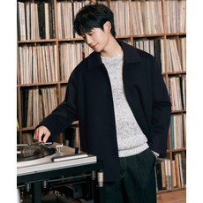 마인드브릿지 남성용 COUTURE 니트 카라 하프 코트 MYCA7180