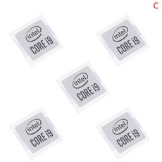 5pcs 4 세대 인텔 코어 I3 I5 I7 스티커 라벨 노트북 장식, 03 i9, 5개