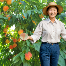 [고당도] 농장직송 설아복숭아 가정용 겨울복숭아 설리복숭아 못난이복숭아, 1박스, 2kg