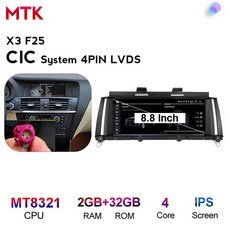 BMW 안드로이드 안드로이드 10 내장 4G SIM/CARPLAY 자동차 라디오 플레이어 BMW X3 F25 X4 F26 CIC/NBT 시, 01 MTK 32G CIC_04 러시아