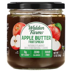 웰든 팜 Walden Farms 애플 버터 과일 스프레드 340g(12oz), 1개