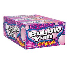 Bubble Yum 버블염 오리지널 풍선껌 12 팩 x10개입/ 총 120개입 껌, 80g, 1개