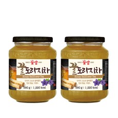 꽃샘 꿀 도라지차 580g x2 (액상차 전통차 도라지청), 2개입, 1개