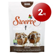 리암마켓 Swerve 스워브 얼티메이트 설탕 대체 브라운 감미료 340g 1팩, 2팩