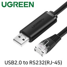 U-50773 USB2.0 to RJ-45 시리얼 컨버터(FTDI)(1.5m), 1개