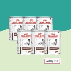 로얄캐닌 독 가스트로 인테스티널 캔 400g+6개 처방식.위장관질환 GASTRO INTESTINAL 습식사료>처방캔, 단품, 단품, 400g